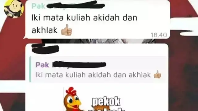 6 Chat Dosen Iseng Balas Pesan Mahasiswa Pakai Stiker Ini Kocak