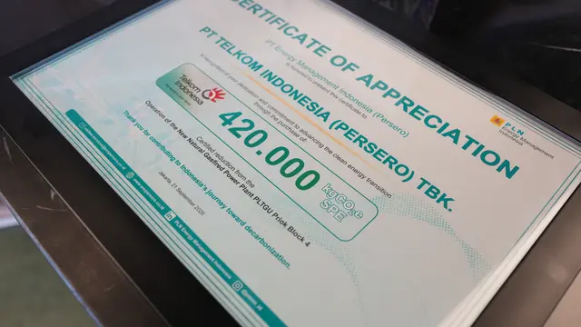 Menuju Net Zero Emission 2060, Telkom Pacu Dekarbonisasi dan Pemanfaatan Energi Bersih
