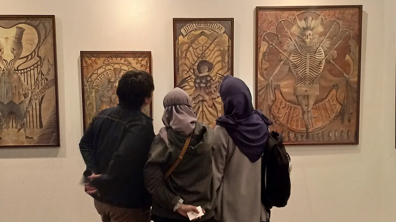 Pameran Ilustrasi Mixed Feelings 04, Kintsugi: Menyatukan Kembali Keramik yang Sudah Pecah