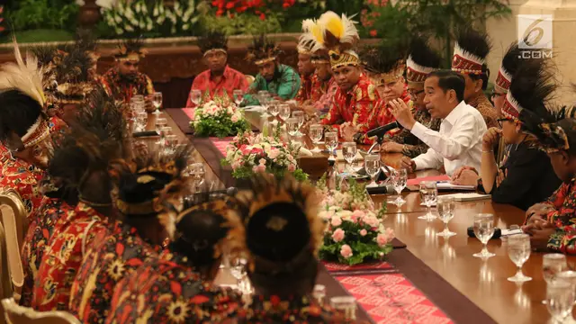 Jokowi Bertemu Tokoh Papua
