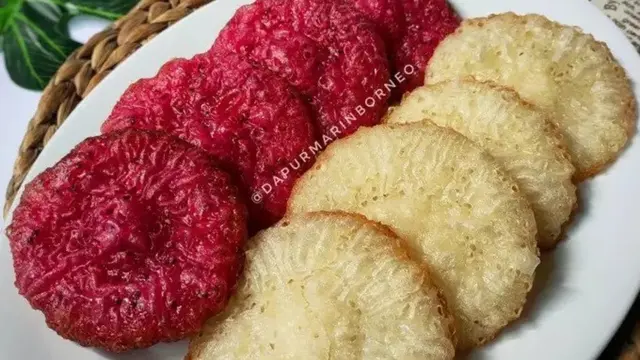 Resep kue cucur merah putih. (dok. Cookpad @DapurMarinBorneo)