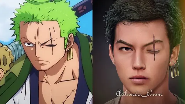 6 Kreasi Artificial Intelligence Karakter Anime One Piece Ini Mirip Realita, Unik