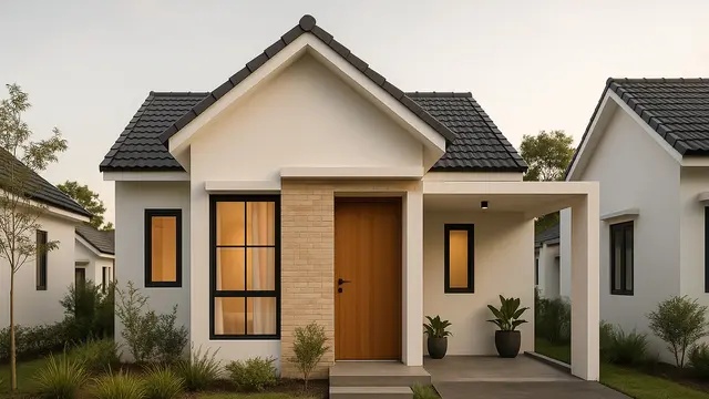 Model Rumah Type 36 Subsidi yang Cocok untuk Pekerja Muda/Ilustrasi gambar oleh AI
