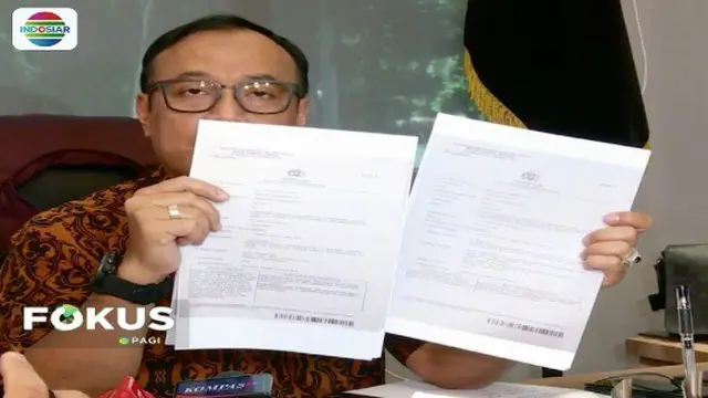 Bareskrim Polri tangkap dua penyebar hoaks 7 kontainer berisi surat suara tercoblos.