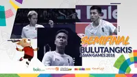 Semifinal Bulutangkis Asian Games 2018. (Bola.com/Dody Iryawan)