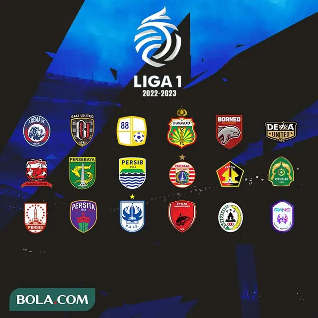 Liga 1 - Ilustrasi Logo Liga 1 Musim 2022-2023