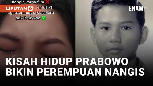 VIDEO: Viral! Perempuan Nangis Nonton Kisah Prabowo