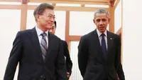 Pidato di Korsel, Obama Bicara soal Perubahan Iklim dan Korut