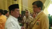 Deli Singgih bersama capres Koalisi Indonesia Maju, Prabowo Subianto. Foto: liputan6.com