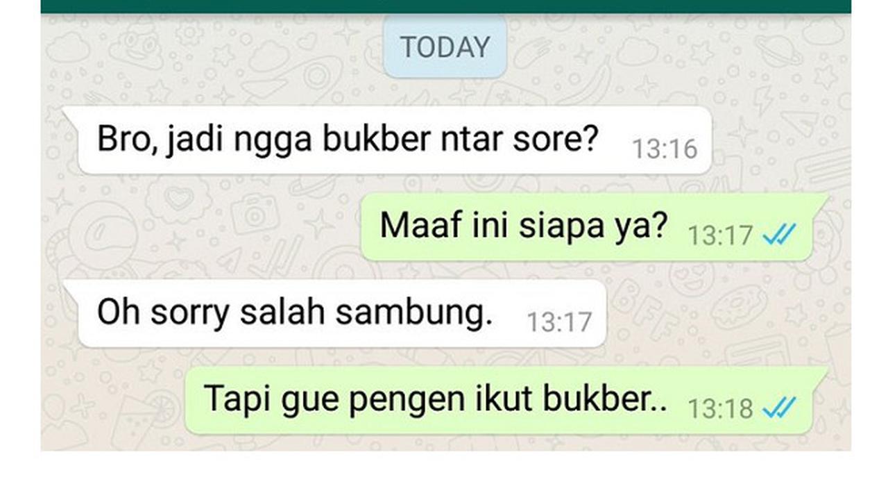 11 Chat Salah Sambung yang Bikin Ngakak Guling-Guling