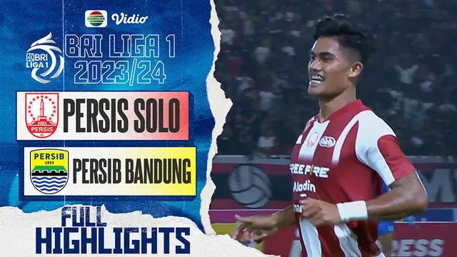 Berita Video, cuplikan kemenangan Persis Solo saat kalahkan Persib Bandung pada pekan ketujuh BRI Liga 1 2023/2024 yang berlangsung Selasa (8/8/2023)