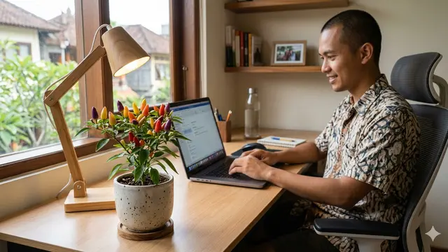 Tanaman Buah Dalam Pot Kecil Untuk Meja Kerja Biar Lebih Fresh