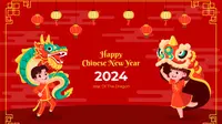 Ilustrasi Tahun Baru China, Imlek. (Image by Freepik)