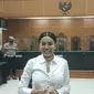 Artis Nikita Mirzani divonis bebas oleh majelis hakim Pengadilan Negeri (PN) Serang. (Liputan6.com/Yandhi Deslatama)
