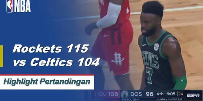 Cuplikan Pertandingan NBA : Rockets 115 vs Celtics 104
