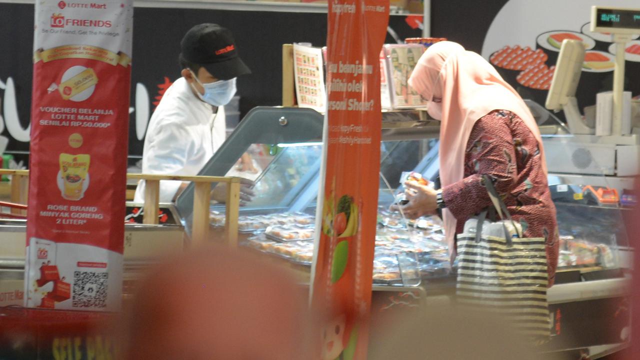 Inflasi pasar ritel supermarket