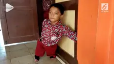 Seorang bocah SD dari Sukabumi, Jawa Barat, tak pantang menyerah walah mempunyai kekurangan. Ia rela merangkak tiga kilometer demi bersekolah.