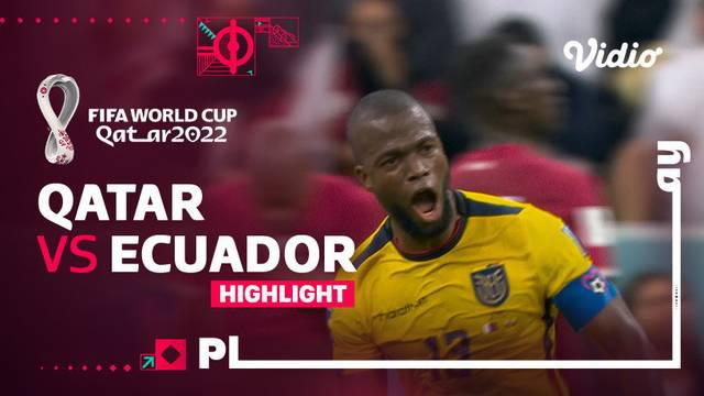 Berita video highlights pertandingan laga pembuka Piala Dunia 2022, antara Qatar melawan Ekuador, Minggu (20/11/22).