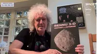 Gitaris Queen Brian May bantu NASA dalam misi pulangkan sampel asteroid pertama. (Dok: NASA TV)