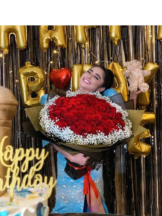 6 Potret Kejutan Ulang Tahun Dewi Perssik, Sederhana dan Berkesan