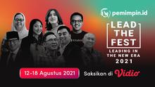 Acara tahunan Lead The Fest 2021 yang berlangsung pada 12-18 Agustus 2021 dapat disaksikan melalui platform streaming Vidio. (Dok. Vidio)