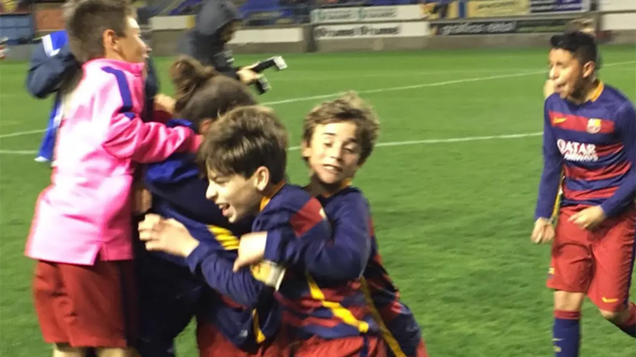  El Clasico Cilik, Barcelona pun Kalahkan Real Madrid