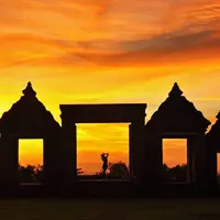 Istana Ratu Boko, Yogyakarta. (sadewoz/Instagram)