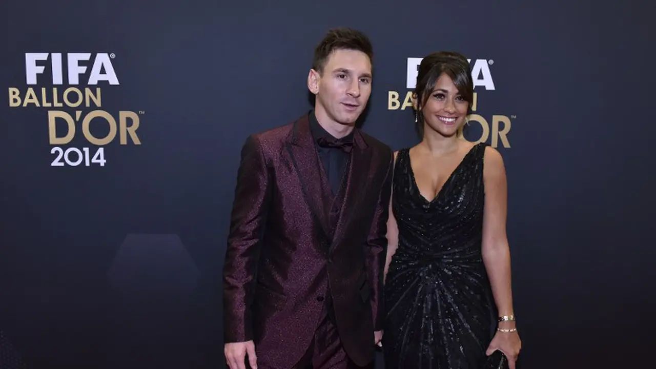 Lionel Messi dan Istri, Antonella Roccuzzo