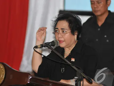 Rachmawati Soekarno Putri mengadakan acara seserahan kebangsaan, Jakarta, (3/8/2014) (Liputan6.com/Johan Tallo)