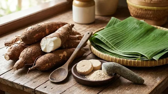 Ilustrasi Resep Tape Gaplek Singkong