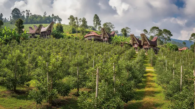 Pohon Buah yang Cocok Ditanam di Daerah Berangin Kencang/Gemini AI