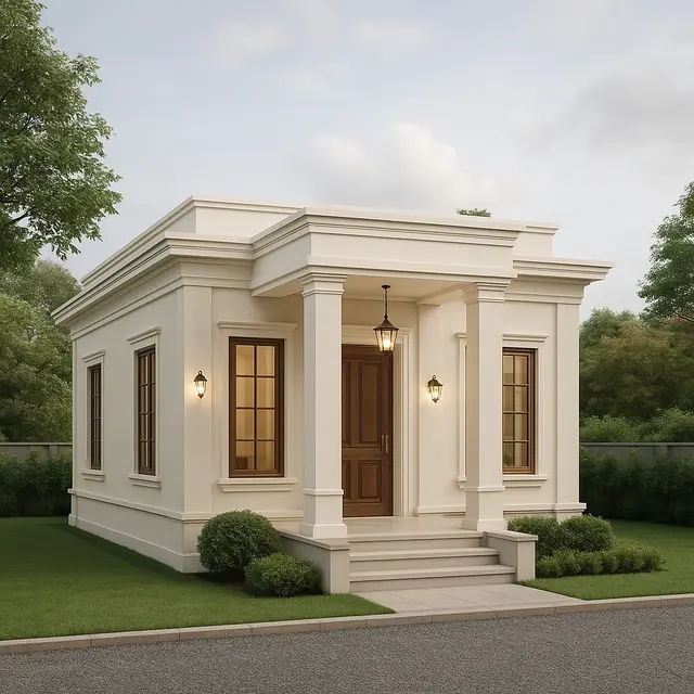 Model Rumah Sederhana 9x6 Meter dengan Atap Datar