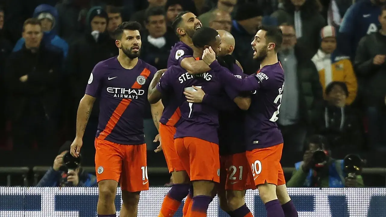 Selebrasi Pemain Manchester City