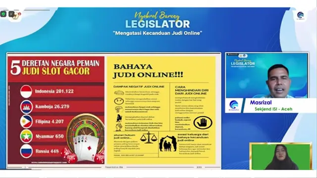 Sekjen ISI Aceh, Masrizal.