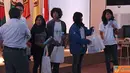 Mahasiswa UNPAD antusias mengikuti kuis di Workshop Citizen6. Merekalah Pemenangnya. (Pengirim: Adi Permadi)