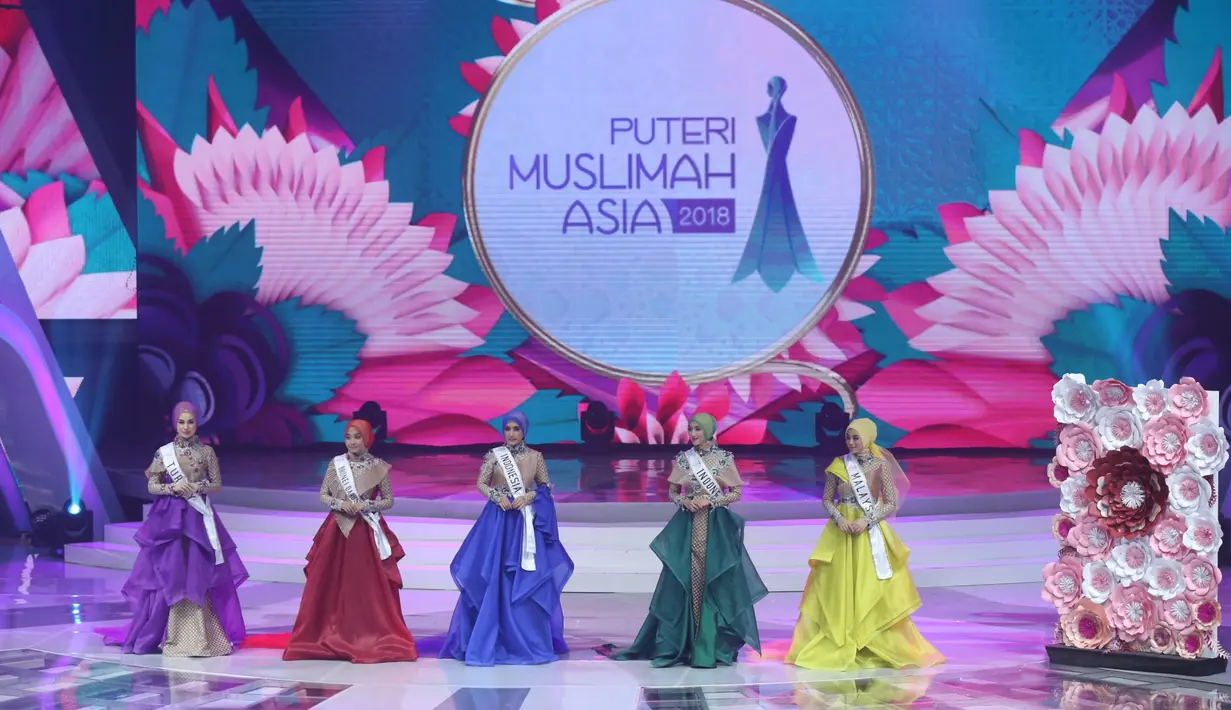 Lima Besar Finalis Puteri Muslimah Asia 2018