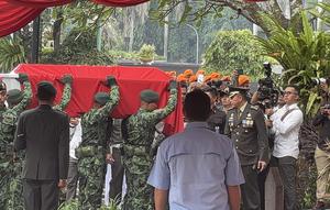 Jenderal TNI (Purn) Ryamizard Ryacudu dimakamkan. (Liputan6.com/Ady Anugrahadi)