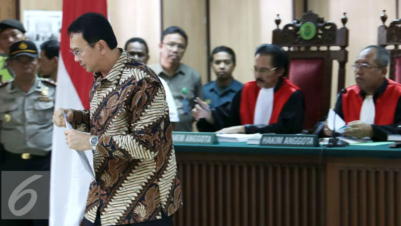 Sidang Perdana Ahok