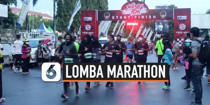 VIDEO: Lomba Marathon Undang Kerumunan Massa, Polisi Turun Tangan