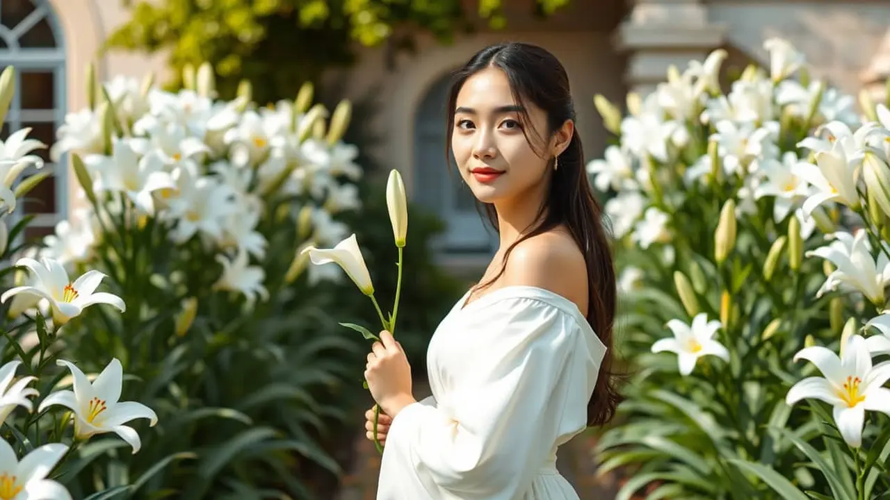 arti bunga lily putih