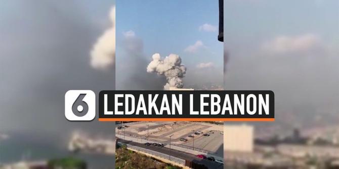 VIDEO: Detik-Detik Ledakan Besar di Beirut Lebanon