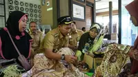 Batik Rifaiyah asal Batang memiliki motif tiga negeri syarat spiritual. (Liputan6.com/Fajar Eko Nugroho)