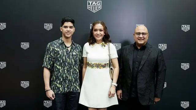 Al Ghazali, Maia Estianty dan Irwan Mussry. (Foto: Instagram/maiaestiantyreal)