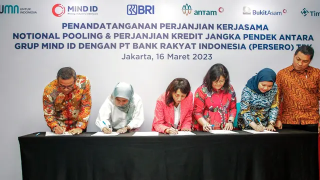 BRI dan MIND ID Jalin Kerja Sama Optimalisasi Likuiditas Antar Perusahaan
