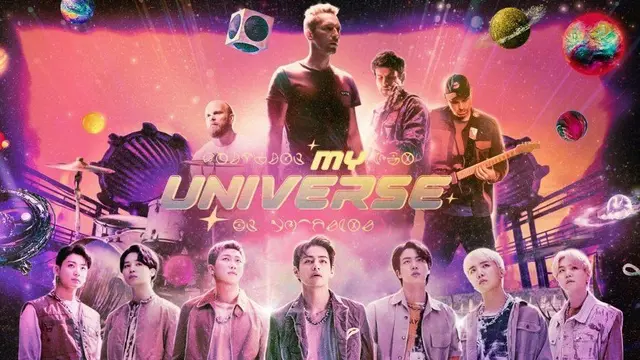 Musik video klip Coldplay x BTS