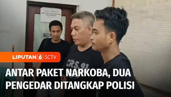 VIDEO: Dua Pengedar Narkoba Diringkus Polisi, Saat Antar Paket Narkoba ke Pelanggannya