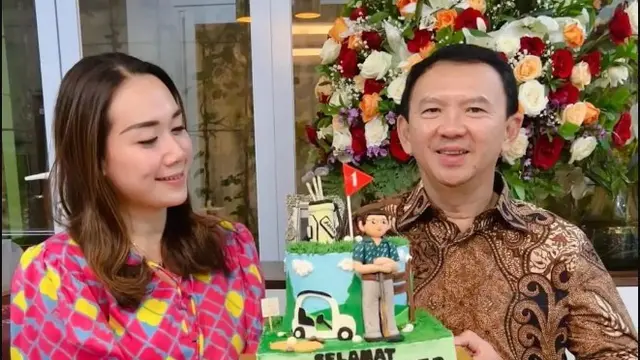 7 Momen Ulang Tahun Ahok ke-56 , Dirayakan Romantis dengan Istri