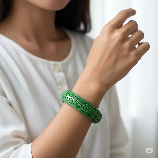 Model Gelang Batu Giok Wanita Terbaik 2025. Foto: Gemini
