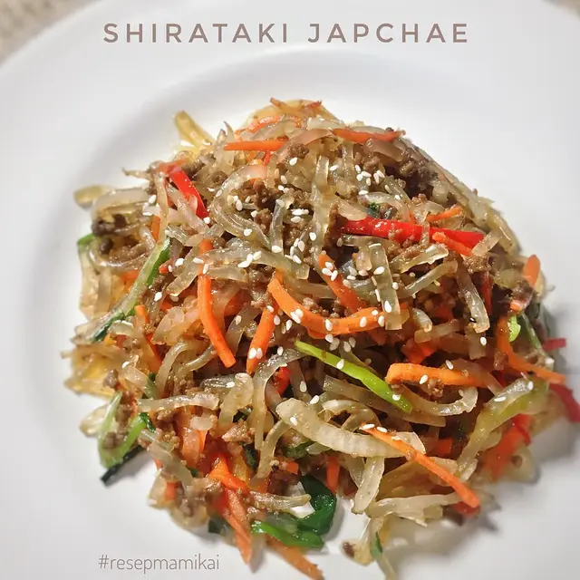 Shirataki Japchae