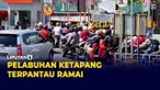 Terpantau Ramai, Pelabuhan Ketapang dipadati Antrian Mobil